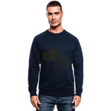 Sudadera ecológica de Stanley & Stella"born free choppers" - navy