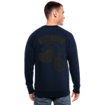 Sudadera ecológica de Stanley & Stella"born free choppers" - navy