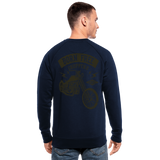 Sudadera ecológica de Stanley & Stella"born free choppers" - navy