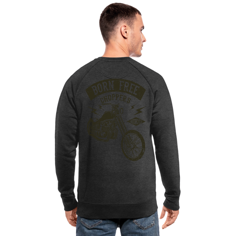 Sudadera ecológica de Stanley & Stella"born free choppers" - dark grey heather