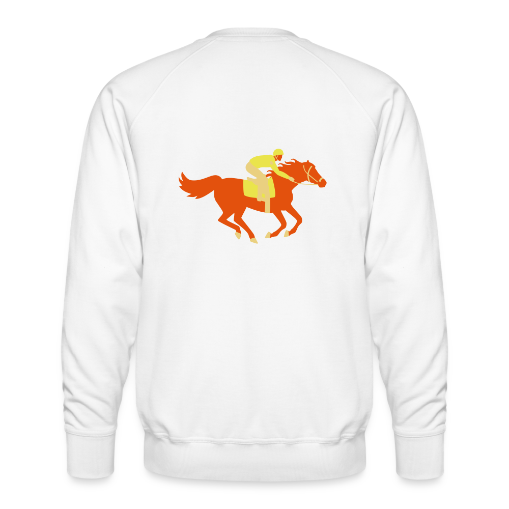 Sudadera premium"Horse" - white