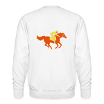 Sudadera premium"Horse" - white