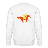 Sudadera premium"Horse" - white