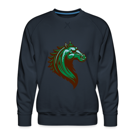 Sudadera premium"Horse" - navy