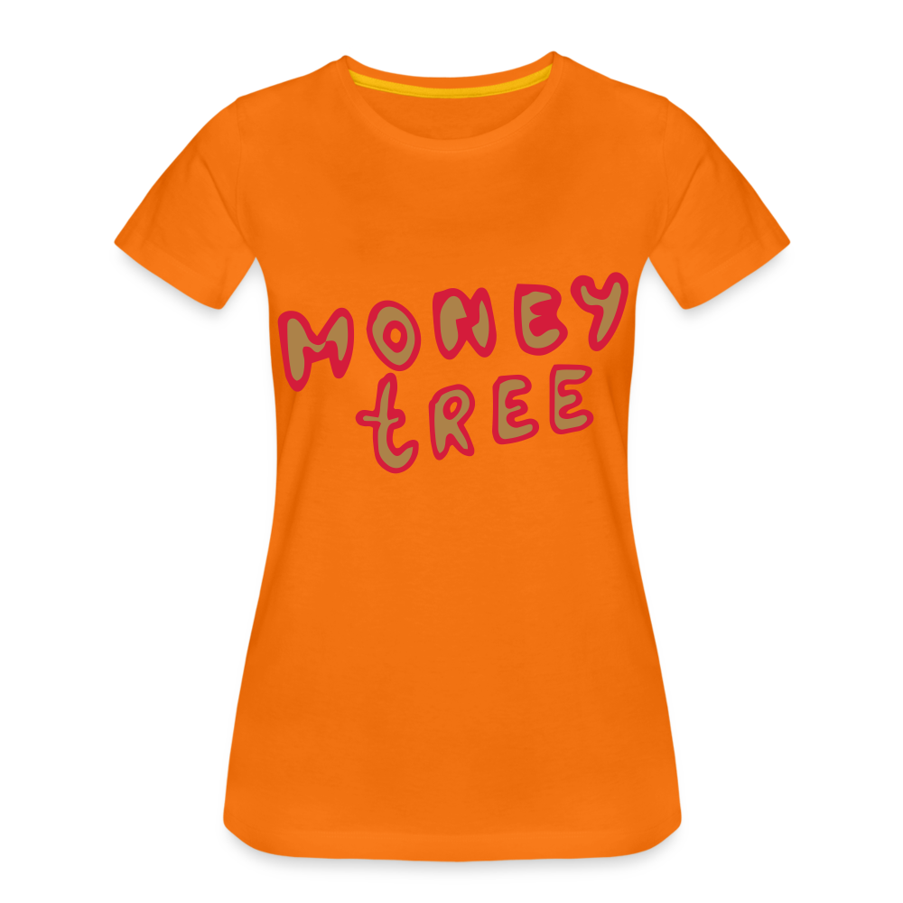 Camiseta premium"Money tree" - orange