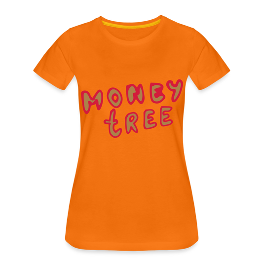 Camiseta premium"Money tree" - orange