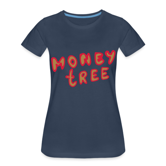Camiseta premium"Money tree" - navy