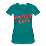 Camiseta premium"Money tree" - diva blue