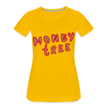 Camiseta premium"Money tree" - sun yellow