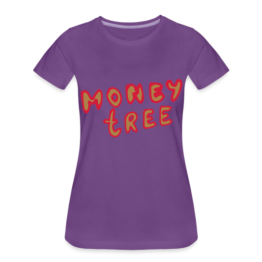 Camiseta premium"Money tree" - purple