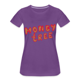 Camiseta premium"Money tree" - purple