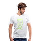 Camiseta ecológica con cuello de pico de Stanley & Stella"cook" - white