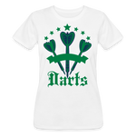 Camiseta de Bella + Canvas"darts logo" - white