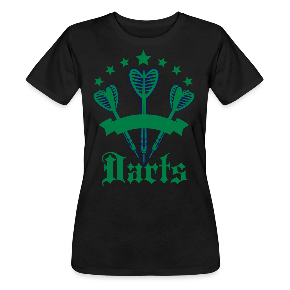 Camiseta de Bella + Canvas"darts logo" - black