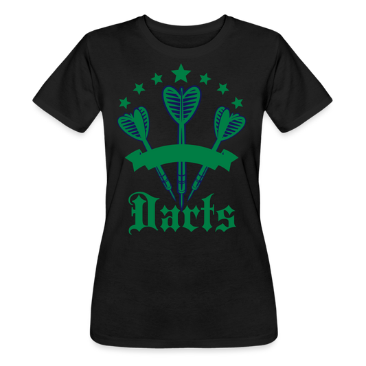 Camiseta de Bella + Canvas"darts logo" - black