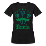 Camiseta de Bella + Canvas"darts logo" - black