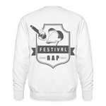 Sudadera premium"festival rap" - white