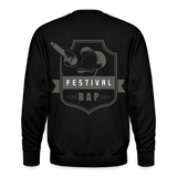 Sudadera premium"festival rap" - black