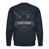 Sudadera premium"festival rap" - navy