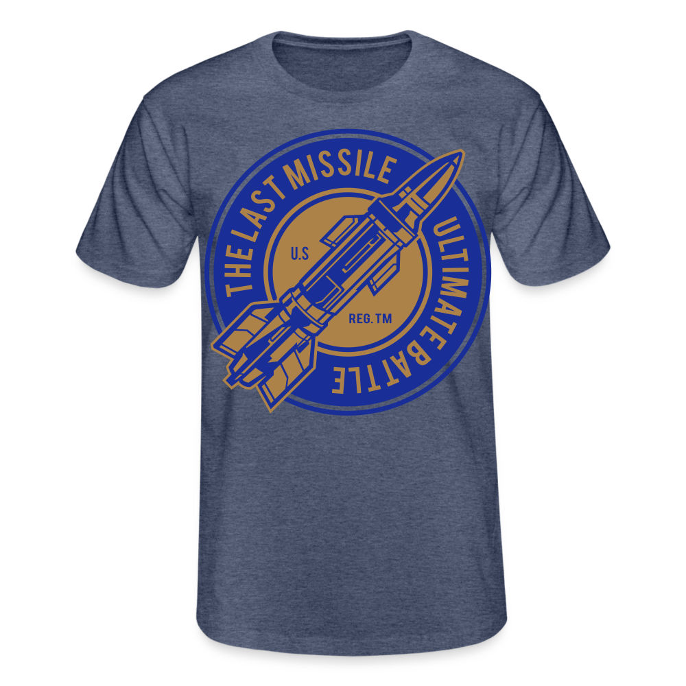 Camiseta de Fruit of the Loom"The last missile" - heather navy