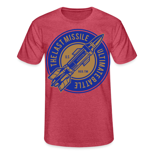 Camiseta de Fruit of the Loom"The last missile" - heather red