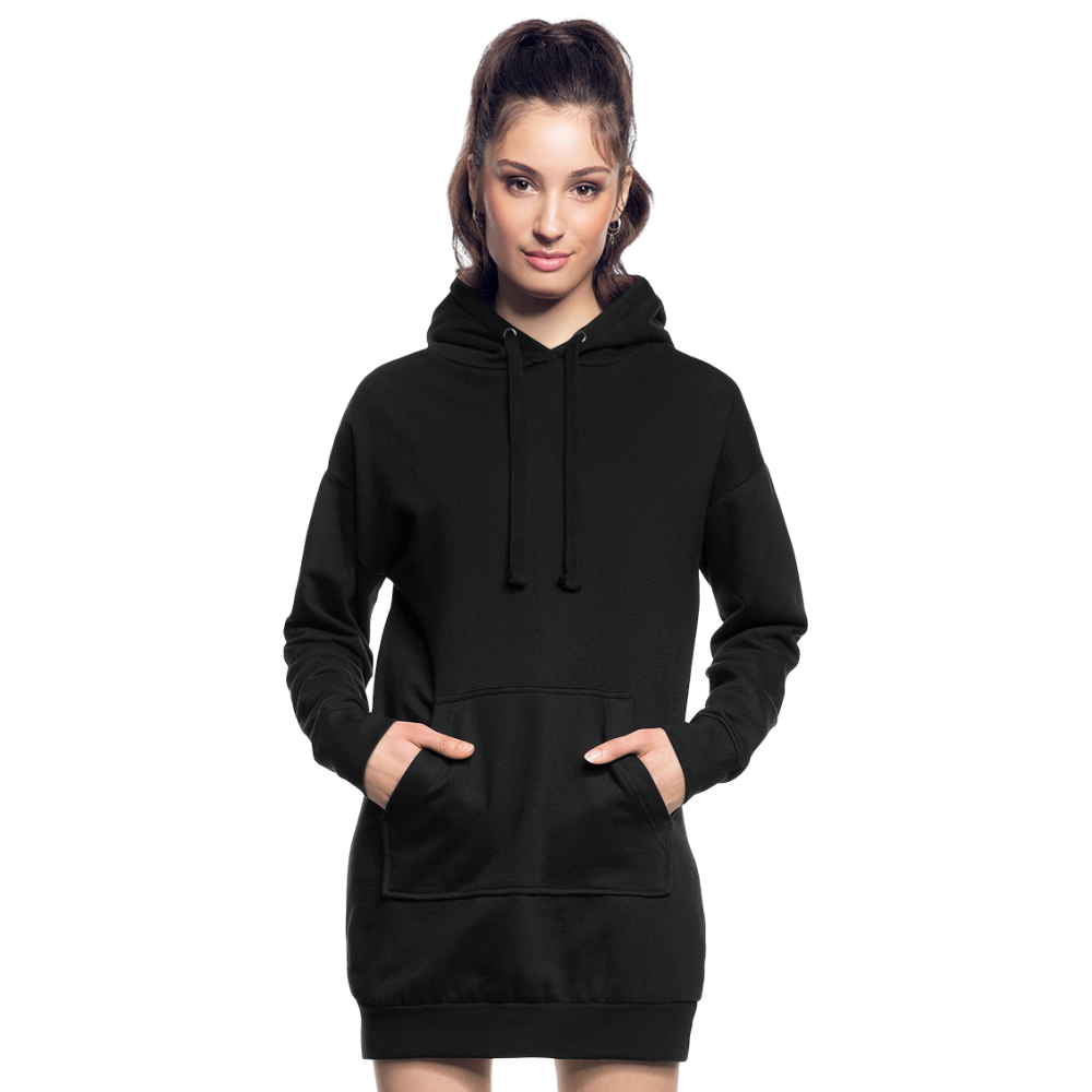 Sudadera vestido con capucha"skull" - black