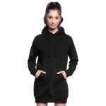 Sudadera vestido con capucha"skull" - black