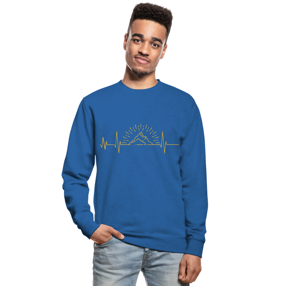 Sudadera unisex"Born to be strong" - royal blue