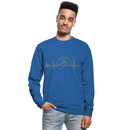 Sudadera unisex"Born to be strong" - royal blue