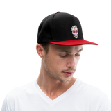 Gorra Snapback"skull" - black/red