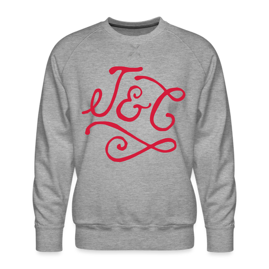 Sudadera premium"Car race logo" - heather grey