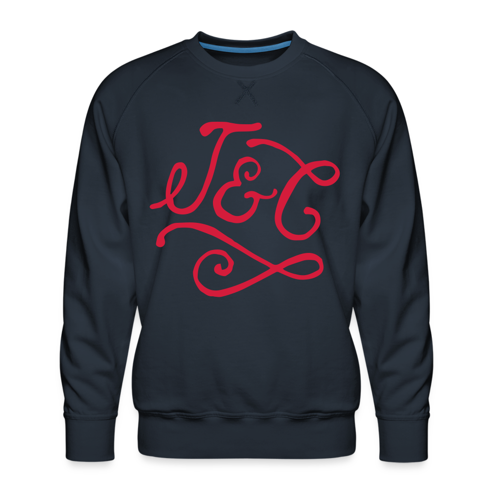 Sudadera premium"Car race logo" - navy