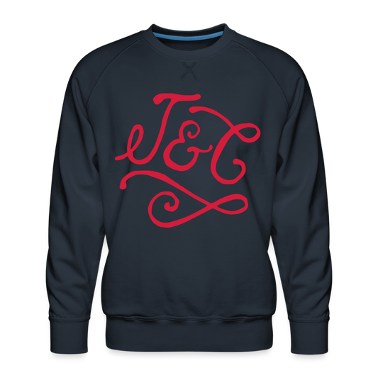 Sudadera premium"Car race logo" - navy