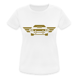 Camiseta transpirable"car front" - white