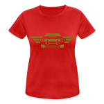 Camiseta transpirable"car front" - red