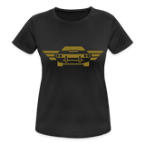 Camiseta transpirable"car front" - black