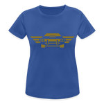 Camiseta transpirable"car front" - royal blue