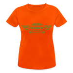 Camiseta transpirable"car front" - neon orange