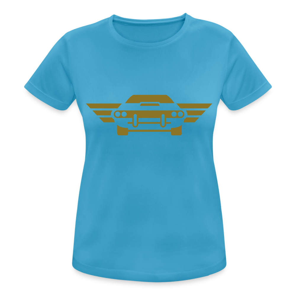Camiseta transpirable"car front" - sapphire blue