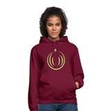 Sudadera con capucha unisex"melon" - bordeaux