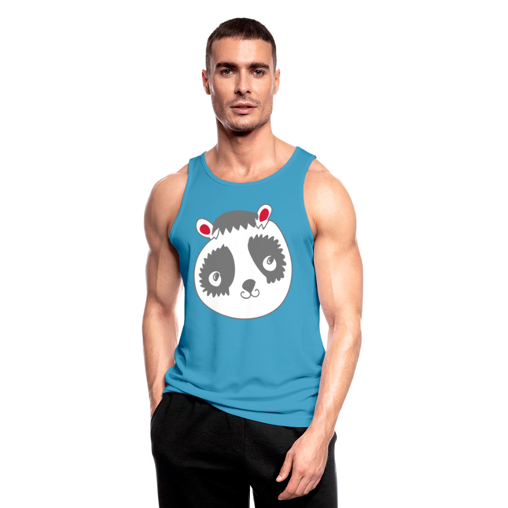 Camiseta sin mangas transpirable"Panda" - sapphire blue