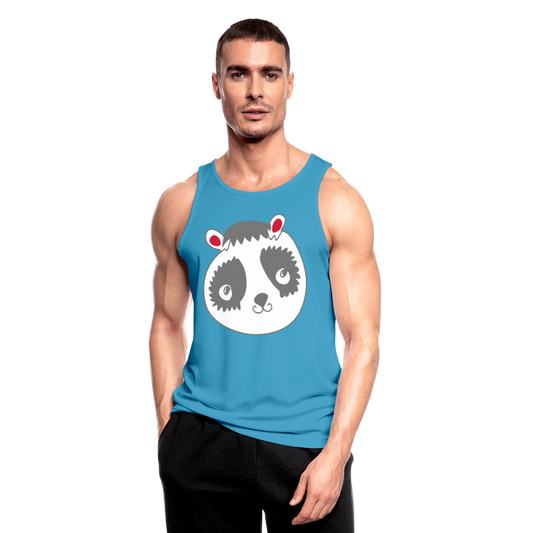 Camiseta sin mangas transpirable"Panda" - sapphire blue