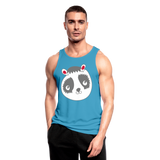 Camiseta sin mangas transpirable"Panda" - sapphire blue