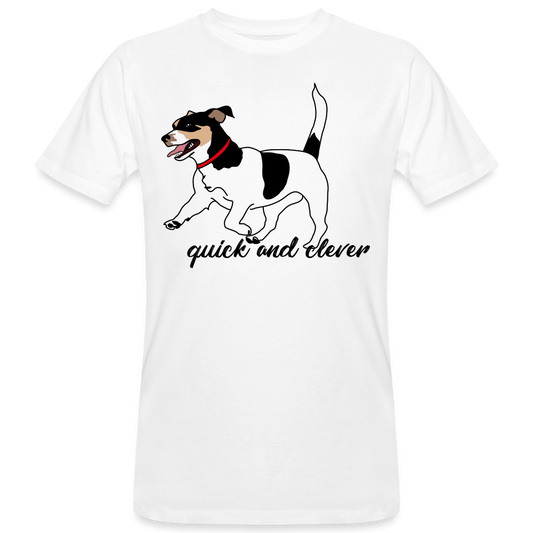 Camiseta ecológica"jack russel terrier" - white