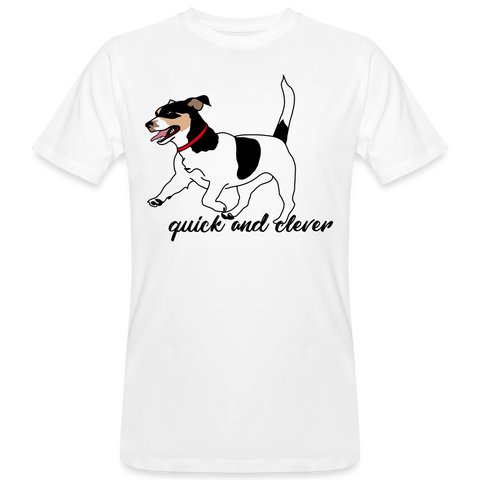 Camiseta ecológica"jack russel terrier" - white