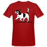 Camiseta ecológica"jack russel terrier" - dark red