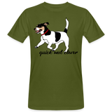 Camiseta ecológica"jack russel terrier" - moss green