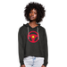 Sudadera cropped con capucha