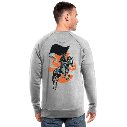 Sudadera ecológica de Stanley & Stella"plague doctor" - heather grey