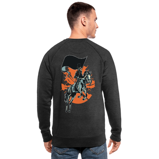 Sudadera ecológica de Stanley & Stella"plague doctor" - dark grey heather